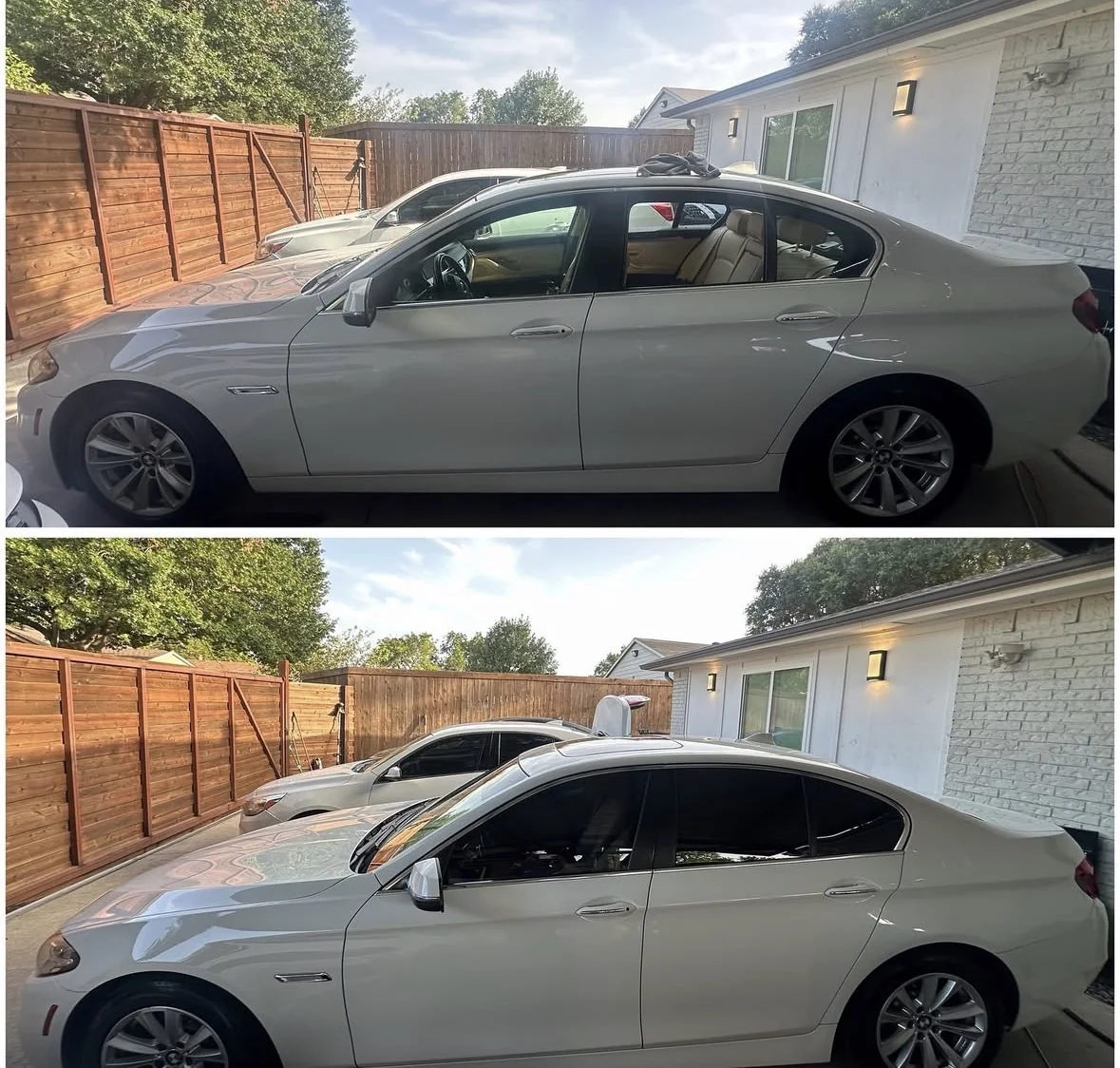 Tint install work at at DFW WINDOW TINT